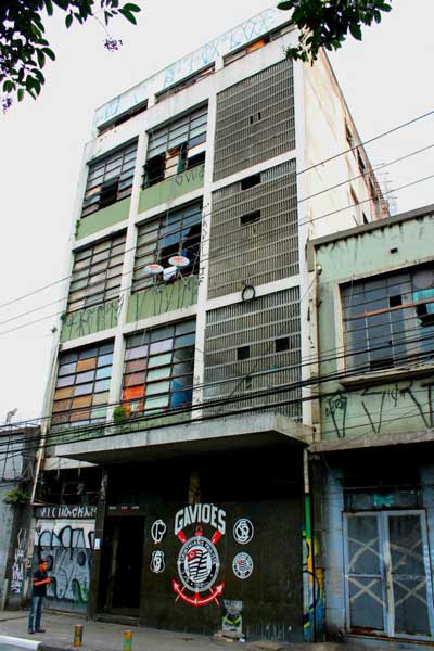 Com 12 anos de existência, a ocupação Sete, na Rua da Independência, em São Paulo, abriga cerca de 125 famílias de sem teto