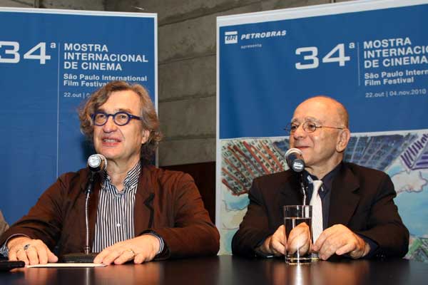 Wim Wenders e Leon Cakoff