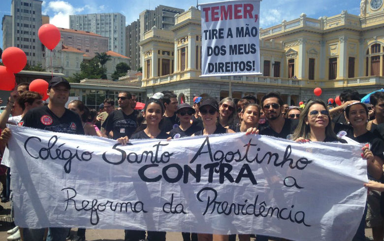 Belo Horizonte contra a reforma da Previdência
