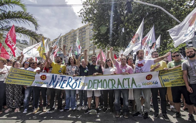 niteroi pela democracia e contra Bolsonaro