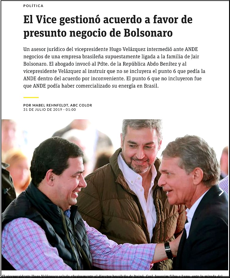 Paraguai pode travar negociações e emperrar verba milionária de Itaipu