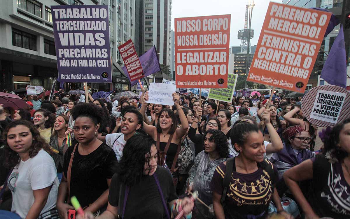 Marcha Mundial das Mulheres / Elaine Campos