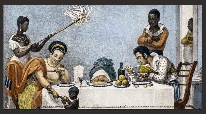 Um jantar brasileiro (1927) / Jean-Baptiste Debret