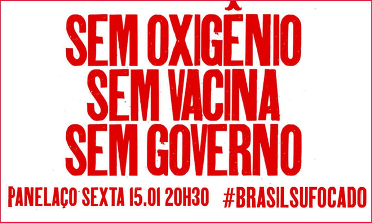 Brasilsufocado Panelaco Contra Bolsonaro E Marcado Para Hoje Rede Brasil Atual