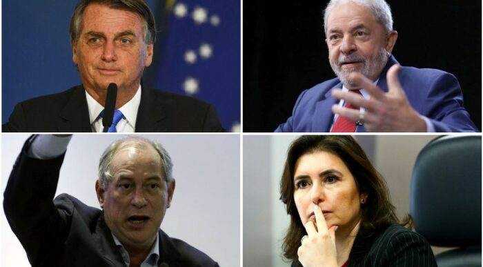 Marcelo Camargo/Agência Brasil (Simone e Bolsonaro), José Cruz/ABr (Ciro) e Ricardo Stuckert (Lula)