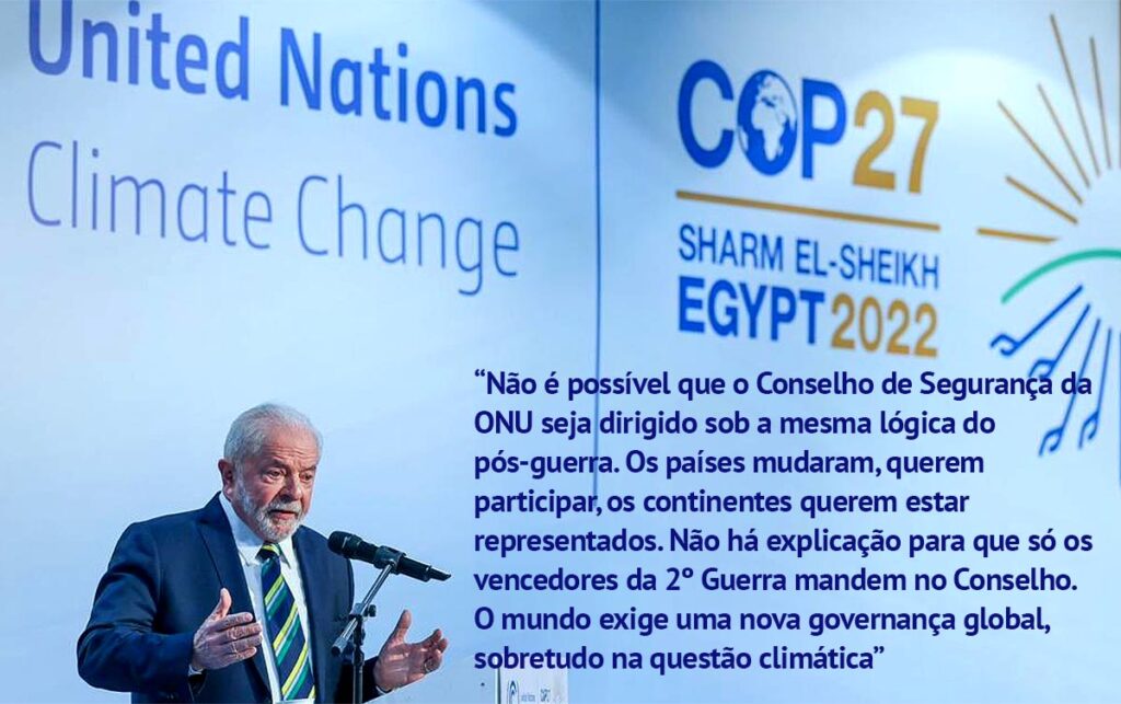 Lula na COP27 Ricardo Stuckert