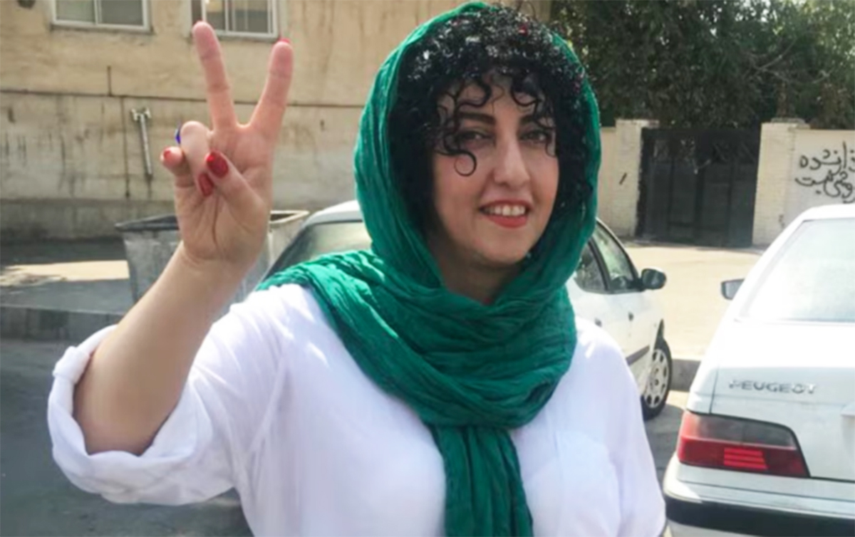 A ativista iraniana Narges Mohammadi foi anunciada como vencedora do P